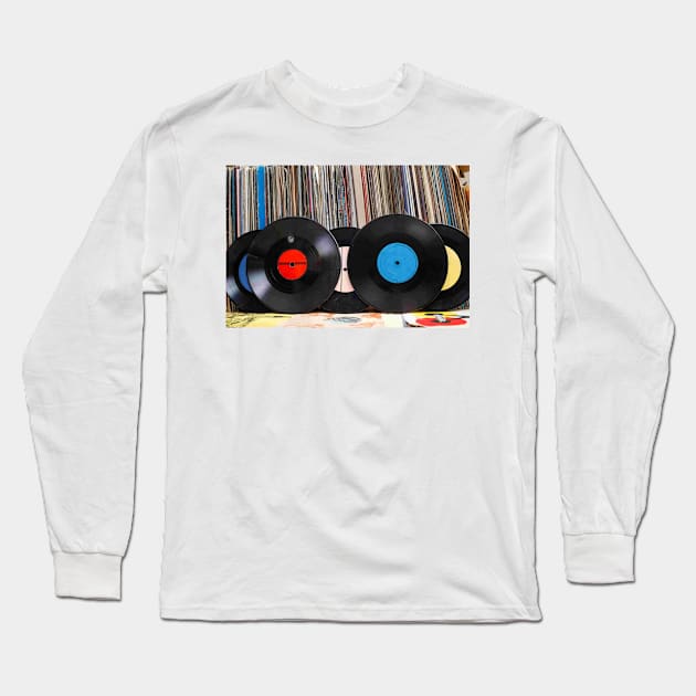 Vinyl records Long Sleeve T-Shirt by ghjura